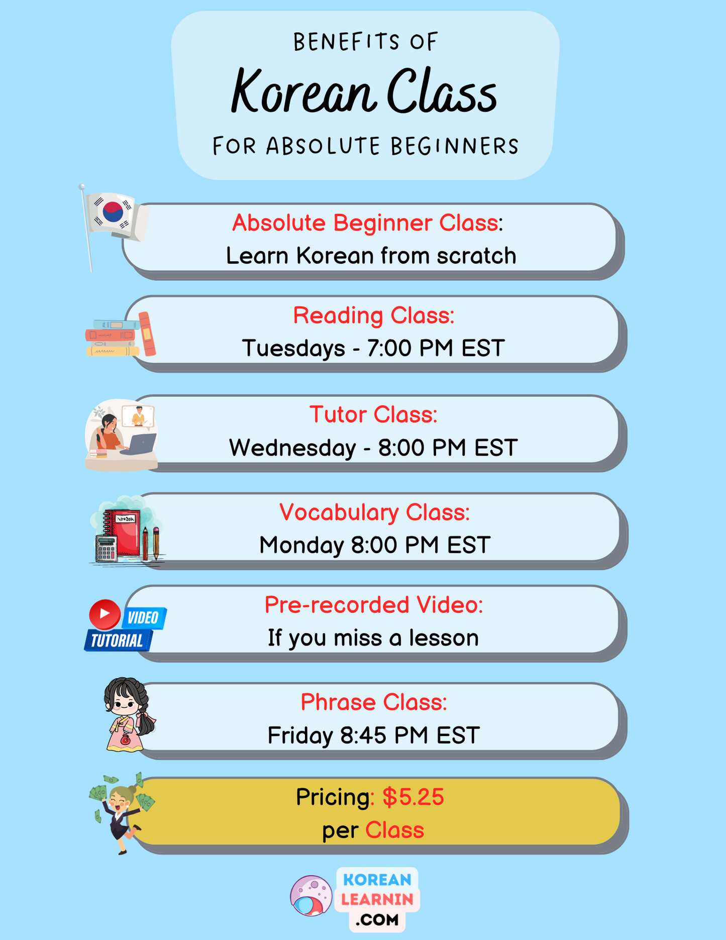 9-Month Absolute Beginner Program:  (March 22, 2024, Friday,  6:30 PM - 7:30 PM EST)